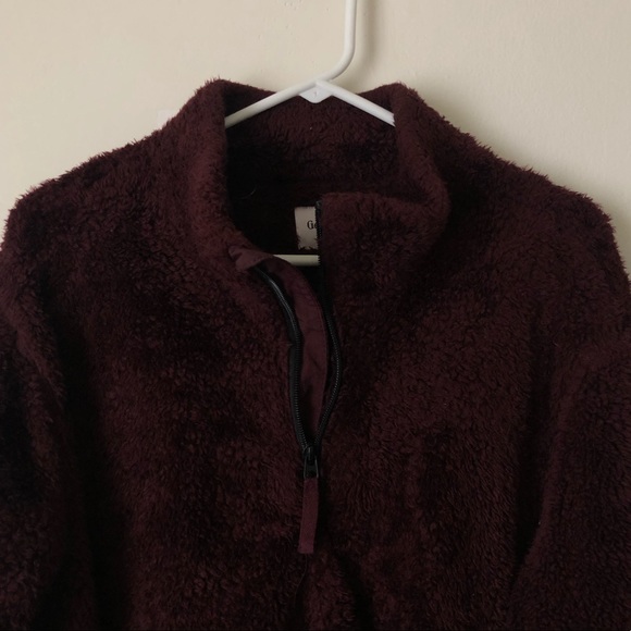 Goodfellow & Co. Fluffy Burgundy Jacket - Picture 2 of 5